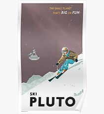 Pluto Travel Poster Poster