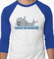 Shave the Whales Men's Baseball ¾ T-Shirt