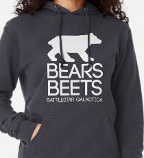 Bears. Beets. Battlestar Galactica. Lightweight Hoodie