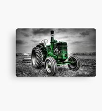 Tractor Green Canvas Print