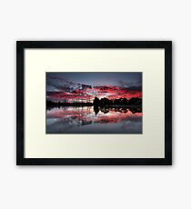 Fire In The Sky II Framed Print