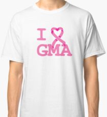 I Heart GMA - Breast Cancer Awareness Classic T-Shirt