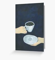 Star coffee Greeting Card