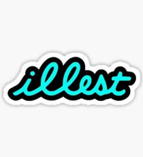 illest - blue Sticker