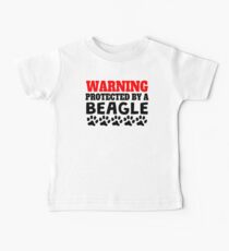 Protected By A Beagle Baby Tee