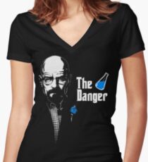 The Godfather of Danger Women's Fitted V-Neck T-Shirt