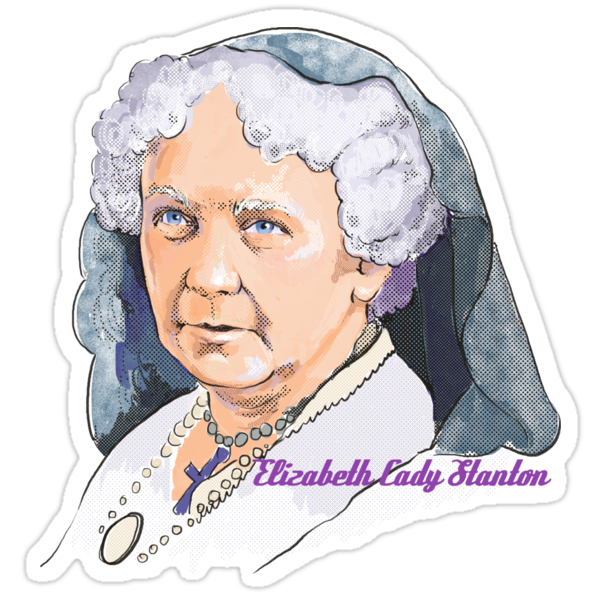 "Elizabeth Cady Stanton Suffragette " Stickers by Cori Redford