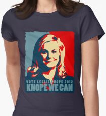 Knope We Can 2012 Women's Fitted T-Shirt