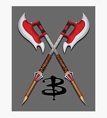 Buffy -- Scythes Crossed Photographic Print