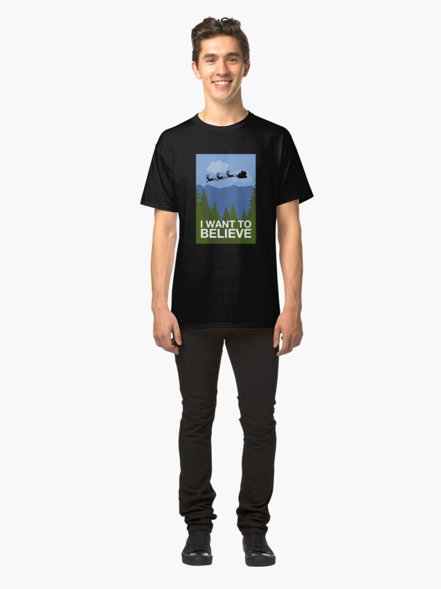 Alternate view of I Want to Believe Classic T-Shirt