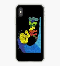 Percentum surfer - black iPhone Case