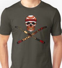 Skull and Crossed Didgeridoo Slim Fit T-Shirt