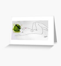 after the spirit of Egon #2 Greeting Card