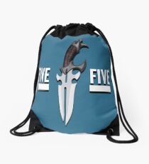 Buffy - Faith 5 by 5 minimalist poster Drawstring Bag