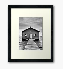Crawley Edge Boatshed - Perth WA Framed Print