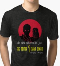 The Doctor and Clara Tri-blend T-Shirt
