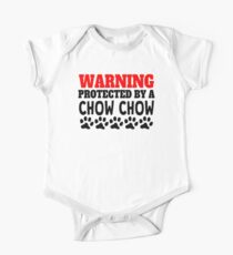 Protected By A Chow Chow One Piece - Short Sleeve