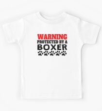 Protected By A Boxer Kids Tee