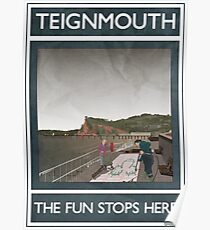 Teignmouth -The Fun Stops Here Poster