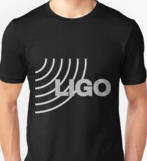 LIGO Logo für dunkle Hintergründe Unisex T-Shirt