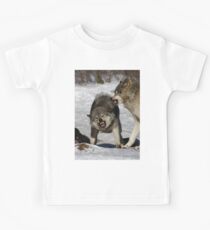 Back off! - Timber Wolf Kids Tee