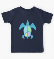Peace Sea Turtle (Light) Kinder T-Shirt