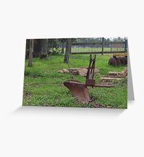 Equipment Greeting Card