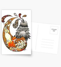 The Fox, the Crow, and the Cookie Postcards
