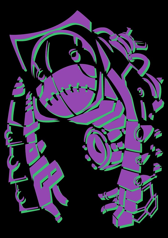 "Metroid Fusion Nightmare - Purple" by Twitches | Redbubble