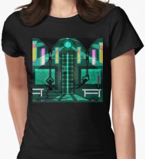 Two zippers Women's Fitted T-Shirt