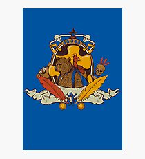 Bear & Bird Crest Photographic Print