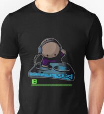 SIMPLE-CARTOON-DJ-GUY - JULY 2012 MERCH - CRUNKECOWEAR.NET BEGREENRECORDS.NET Unisex T-Shirt