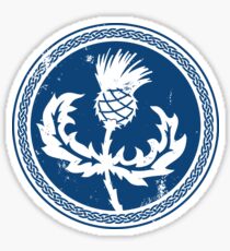 Thistle & Braid - Blue Sticker