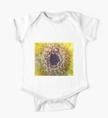 Macro Yellow Flower Center One Piece - Short Sleeve