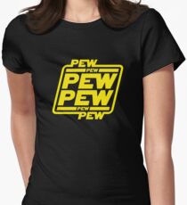 Pew pew pew Women's Fitted T-Shirt