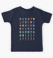 Pokemon Badges Kids Tee