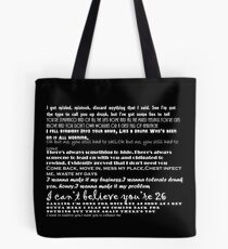 Catfish&the bottlemen lyrics Tote Bag