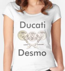 Ducati Desmo Women's Fitted Scoop T-Shirt