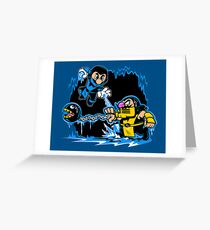 Mario Kombat Greeting Card