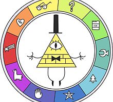 Bill Cipher: Stickers | Redbubble