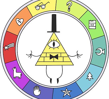 Bill Cipher: Stickers | Redbubble