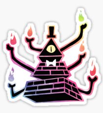 Six-Armed Apocalypse Bill Cipher - Color Sticker
