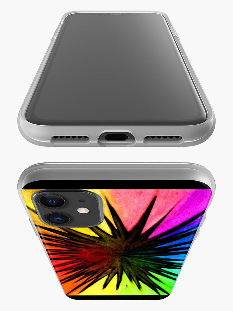 Alternate view of "Rainbow Splat" - phone iPhone Case & Cover