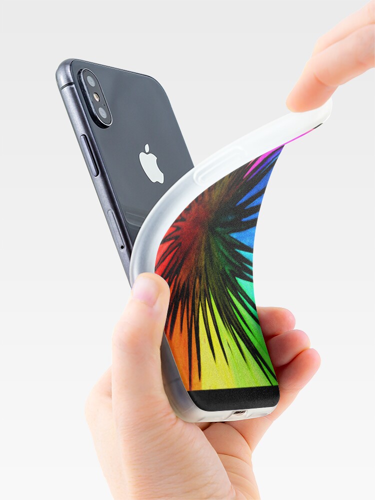 Alternate view of "Rainbow Splat" - phone iPhone Case & Cover