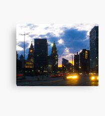 Liverpool Night Canvas Print