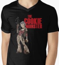 The Cookie Monster Men's V-Neck T-Shirt