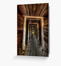 Goldrush. Greeting Card