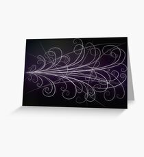 Particle Paths Greeting Card