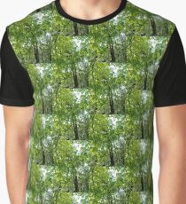 Green Leaves Graphic T-Shirt