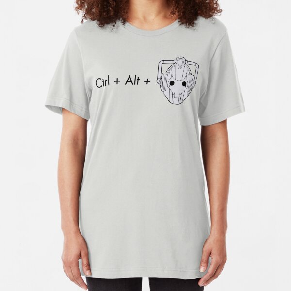 Ctrl + Alt + DELETE Slim Fit T-Shirt